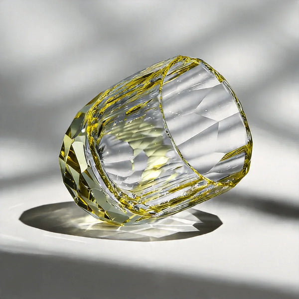 Crystora™ – Hand-Cut Crystal Old Fashioned Whiskey Glass