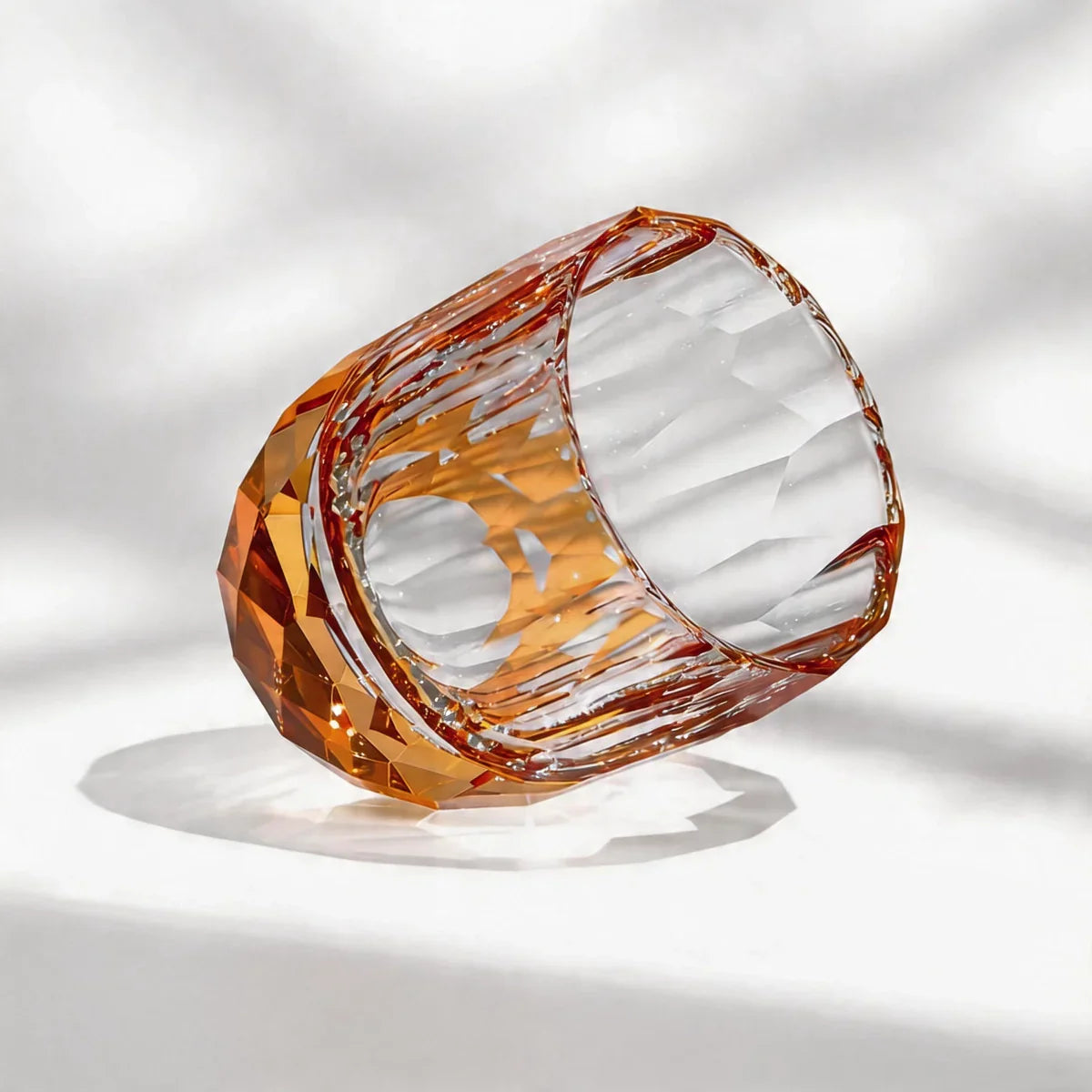 Crystora™ – Hand-Cut Crystal Old Fashioned Whiskey Glass