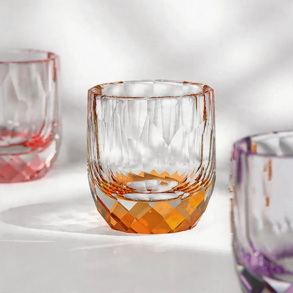 Crystora™ – Hand-Cut Crystal Old Fashioned Whiskey Glass