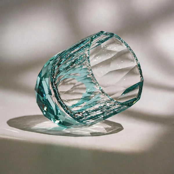 Crystora™ – Hand-Cut Crystal Old Fashioned Whiskey Glass