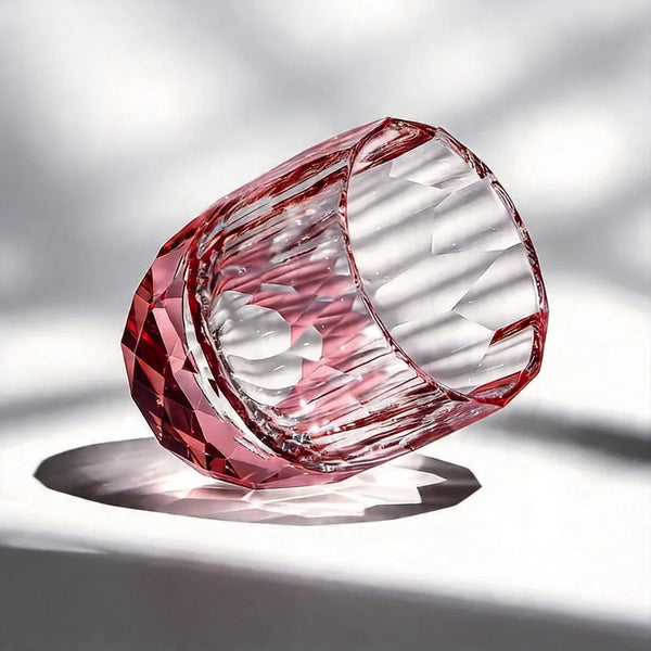 Crystora™ – Hand-Cut Crystal Old Fashioned Whiskey Glass