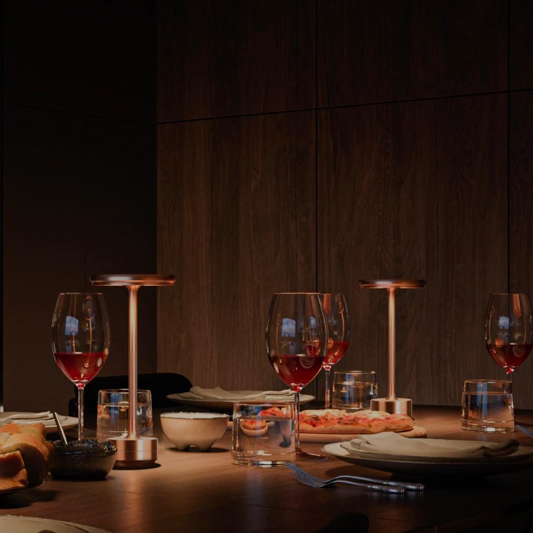 Lunavelle™ – Elegant Cordless LED Stockholm Table Lamp