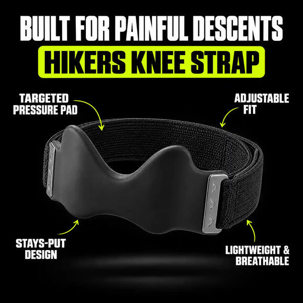 TrekFlex™ – Compression Knee Strap for Hiking and Descending