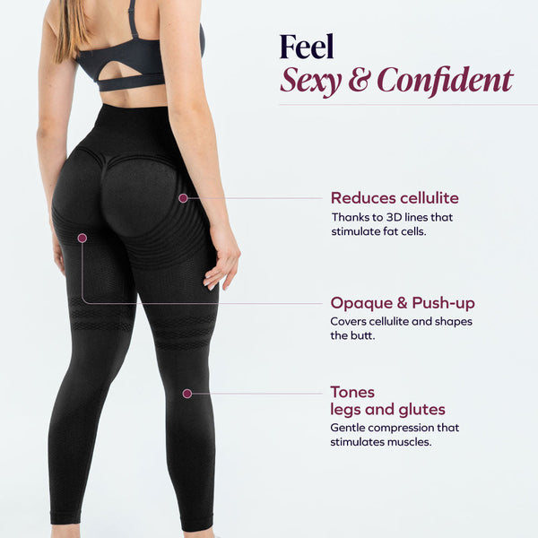 Contoura™: leggings moldeadores 3D para realzar tus curvas y tu seguridad