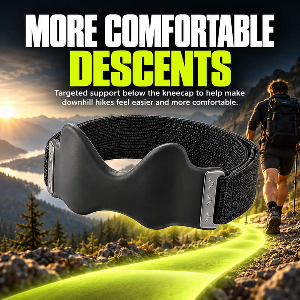 TrekFlex™ – Compression Knee Strap for Hiking and Descending