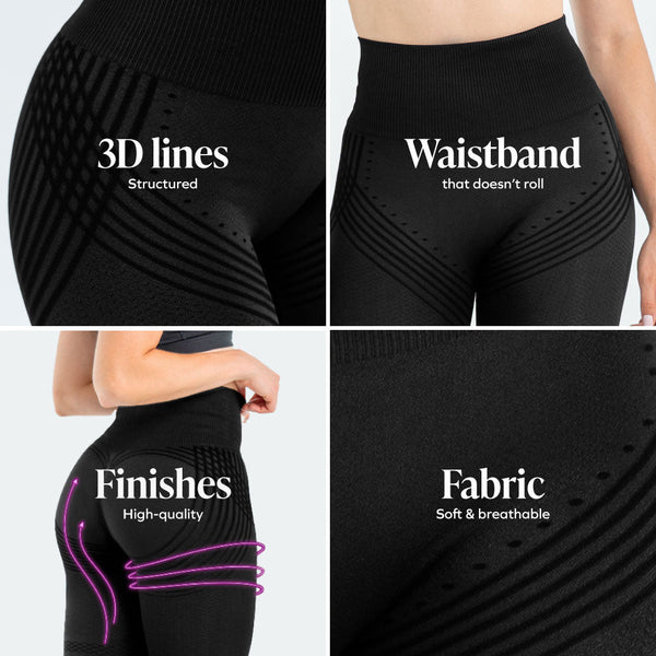 Contoura™: leggings moldeadores 3D para realzar tus curvas y tu seguridad