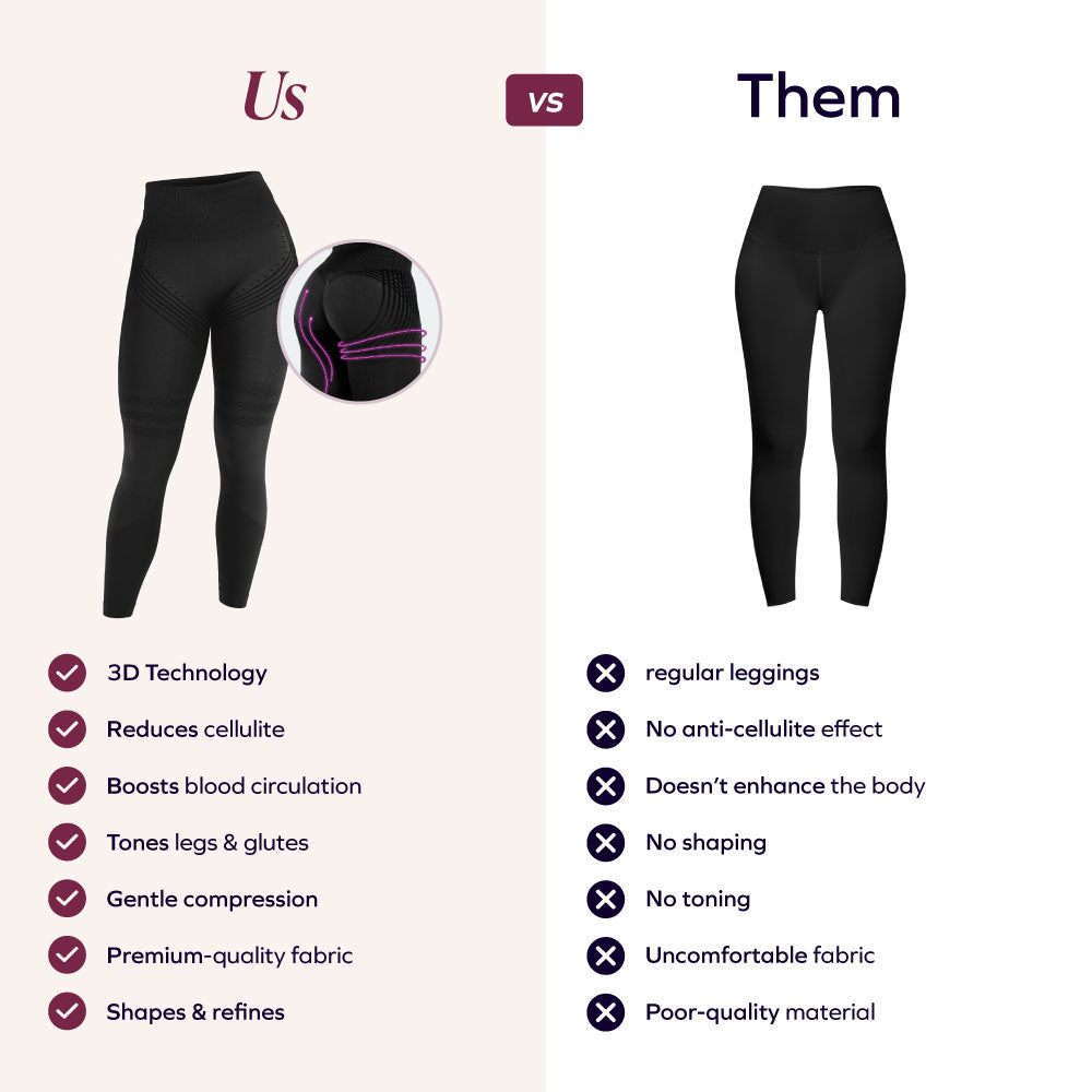Contoura™: leggings moldeadores 3D para realzar tus curvas y tu seguridad