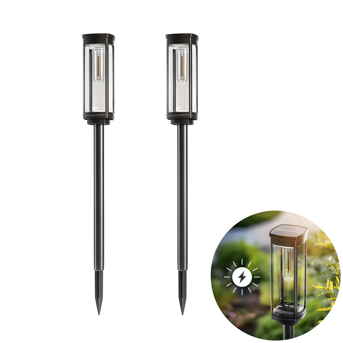 Lunara™ – Decorative Solar Pathway Lights for Outdoor Areas