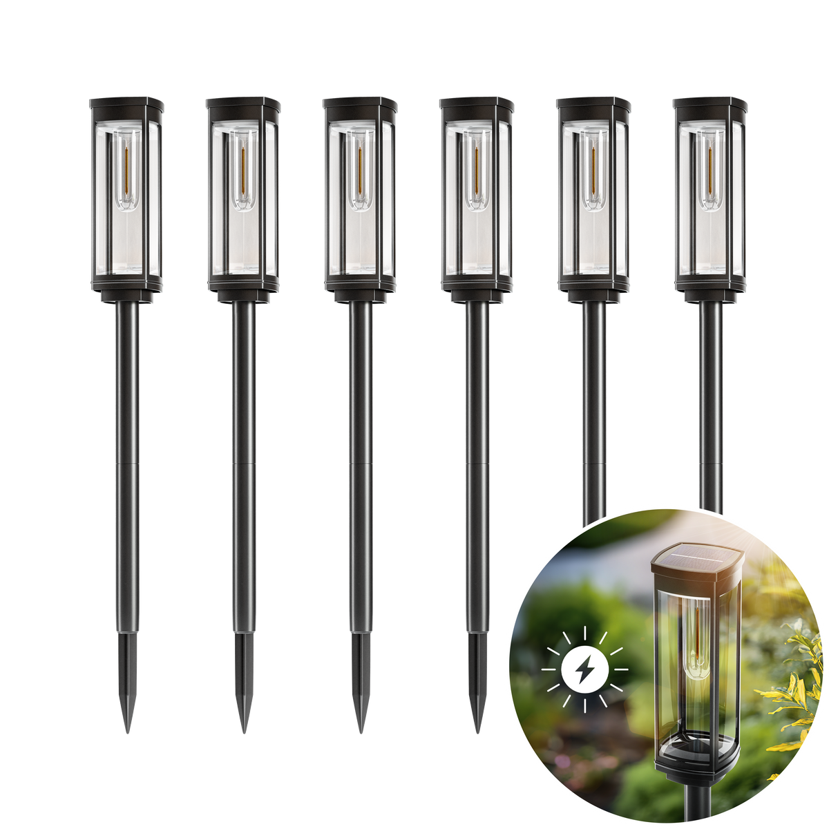 Lunara™ – Decorative Solar Pathway Lights for Outdoor Areas