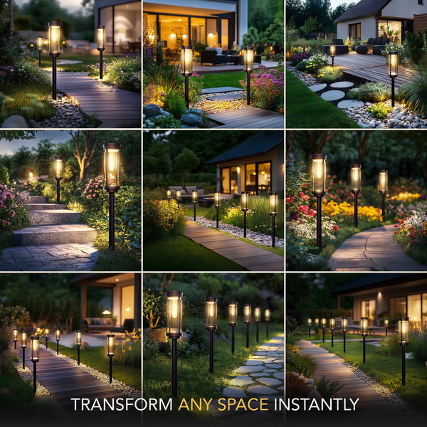 Lunara™ – Decorative Solar Pathway Lights for Outdoor Areas