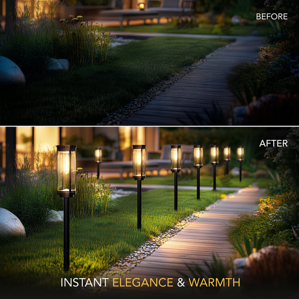 Lunara™ – Decorative Solar Pathway Lights for Outdoor Areas