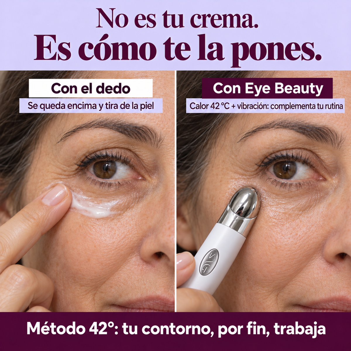 Lúmivara™ Masajeador Térmico de Contorno de Ojos