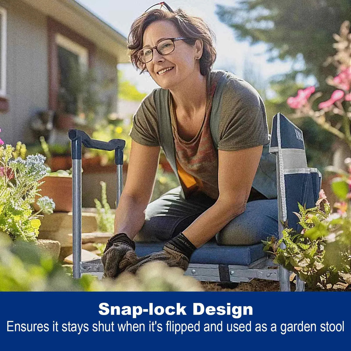 GardenFold™ – Foldable Garden Kneeler & Seat