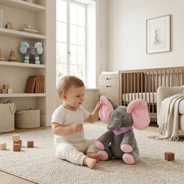 PeekabooPals™ – Singing Elephant Interactive Toy