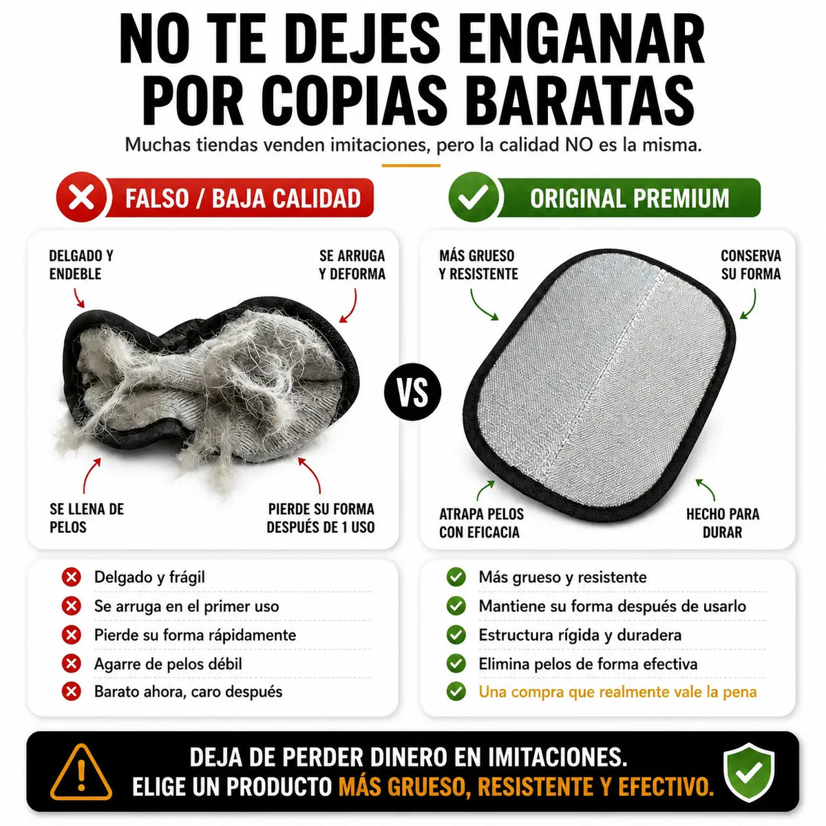 Peluvia™ – Guante Electrostático Quitapelos para Mascotas