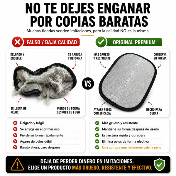 Peluvia™ – Guante Electrostático Quitapelos para Mascotas
