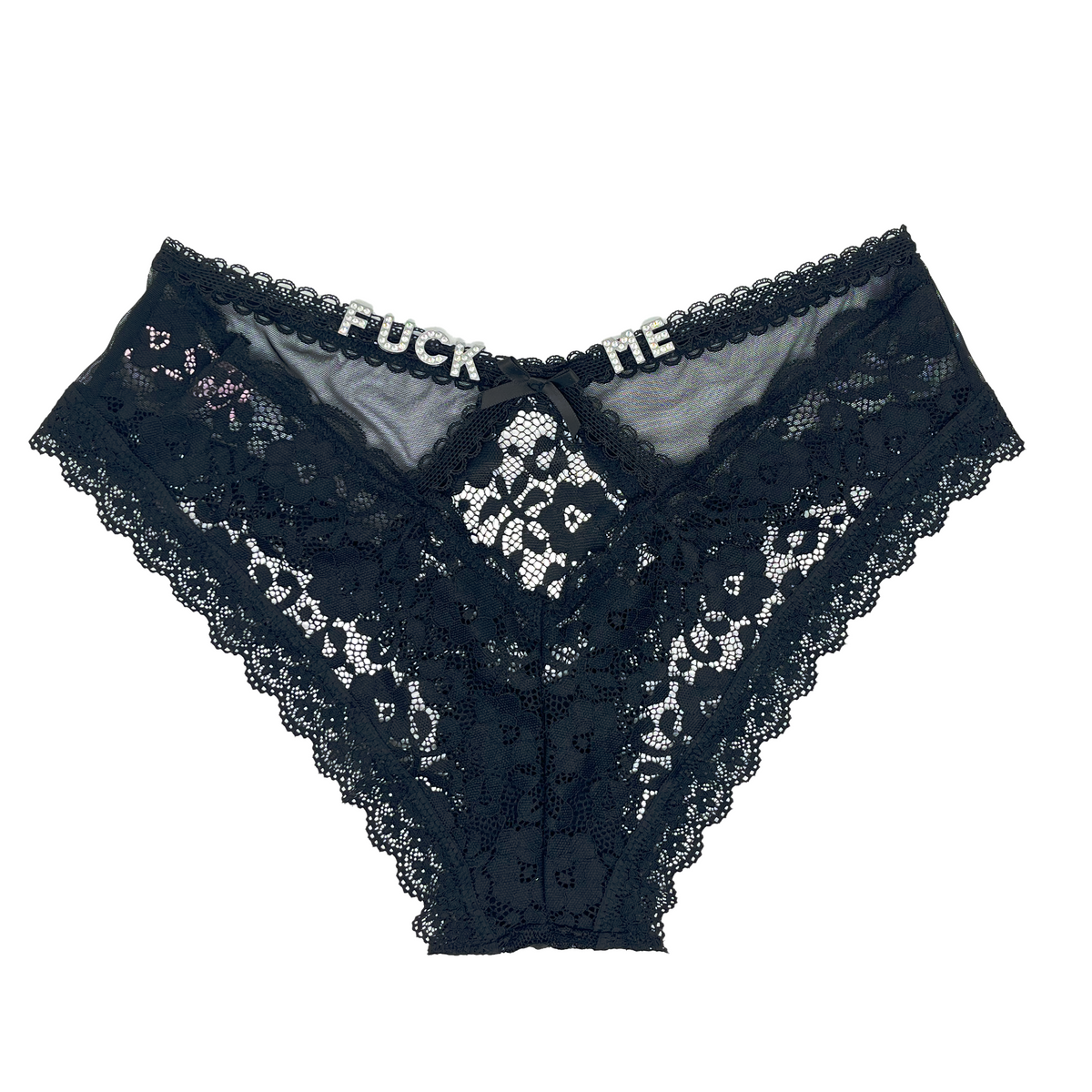 Lacivelle™ – Personalized Rhinestone Lace Thong for Women