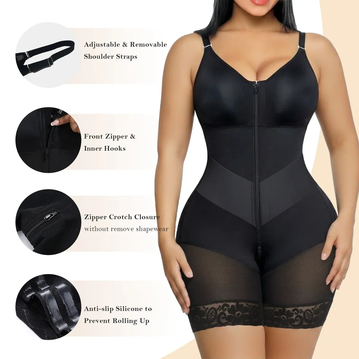 Curvelle™ – Faja moldeadora con control abdominal para una silueta favorecedora