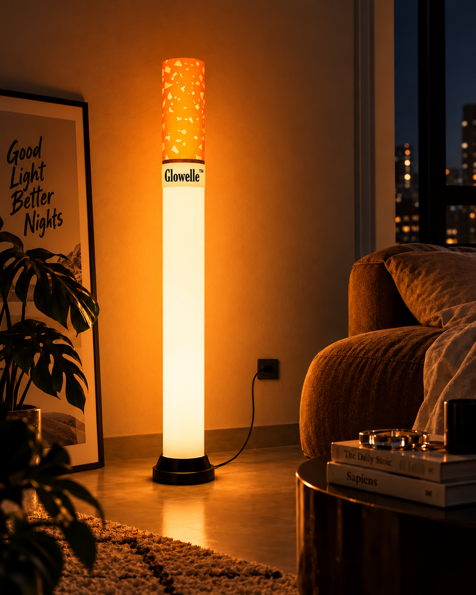 Glowelle™ – Minimalist Ambient Floor and Desk Light