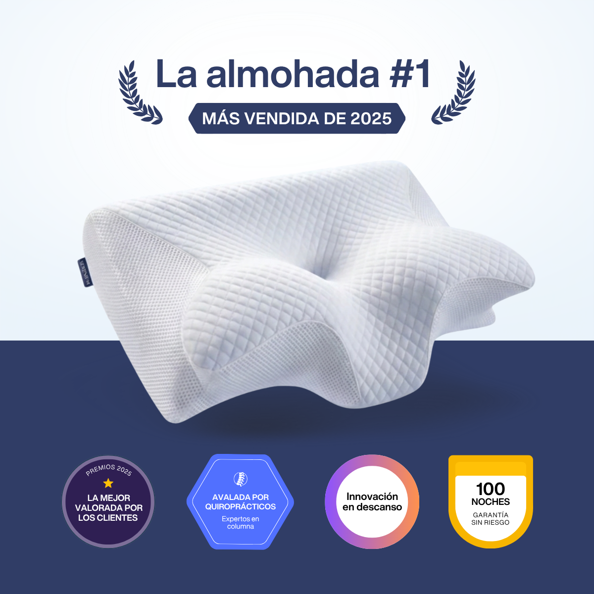 Nuvéora™ – Almohada Cervical Ergonómica