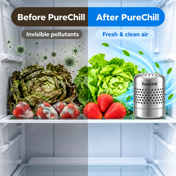 PureChill™ – Air Purifier for Refrigerator & Fresh Food Storage