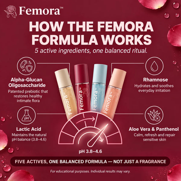 Femora™ – Prebiotic Intimate Comfort & Freshness Mist