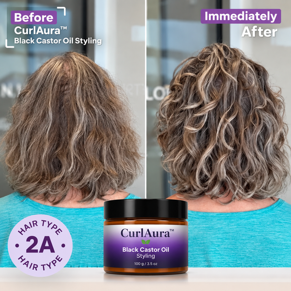 CurlAura™ – Black Castor Oil Styling & Defining Cream