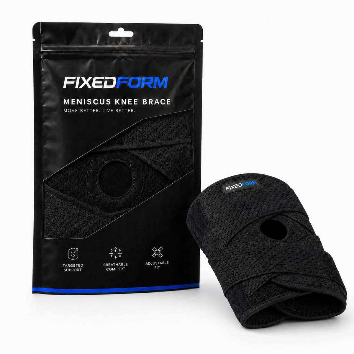 Kneovara™ – Rodillera Ortopédica Estabilizadora con Soportes Laterales