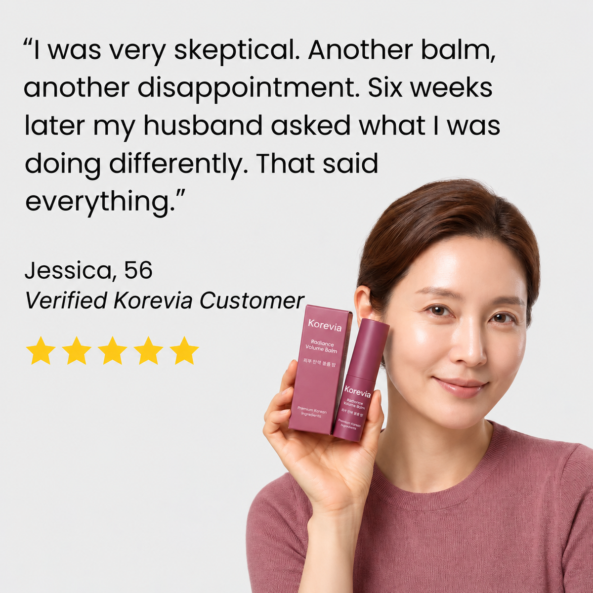 Korevia™ – Hydrating Korean Beauty Balm for Smooth Skin