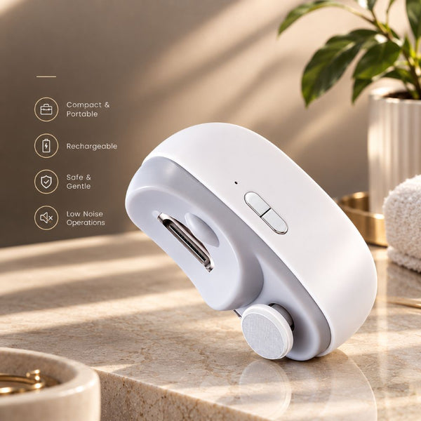 PureNails™ – Lima eléctrica suave para un recorte de uñas preciso