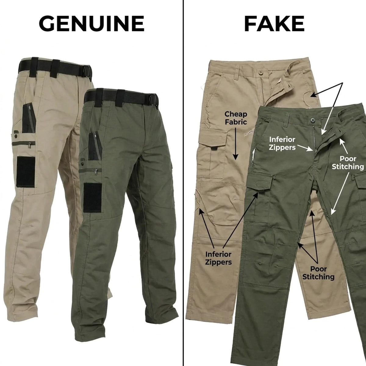 Tactora™ – Pantalones cargo de utilidad resistente para estilos de vida activos