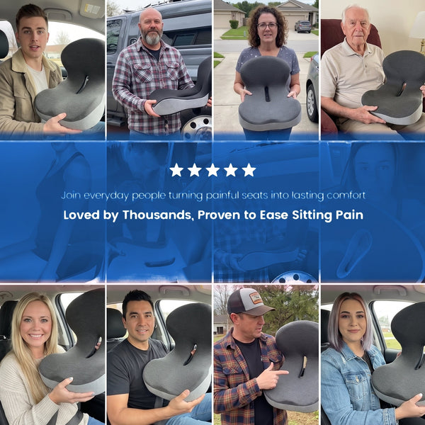 SitEase™ Orthopedic Cushion for Pain-Free, Comfortable Sitting