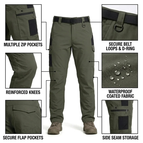 Tactora™ – Pantalones cargo de utilidad resistente para estilos de vida activos
