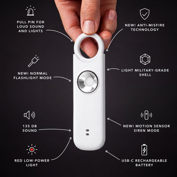 Defendra™ – Alarma de emergencia sonora para seguridad personal