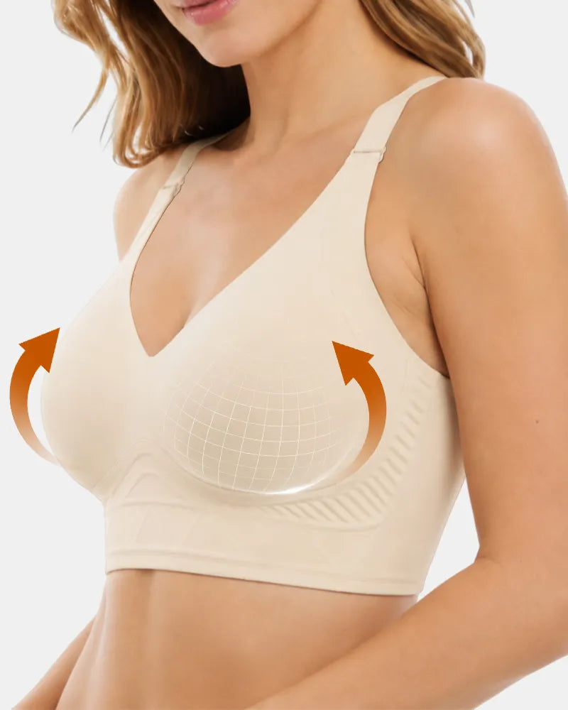 Elavelle™ – Plus Size T-Shirt Bra with Seamless Support