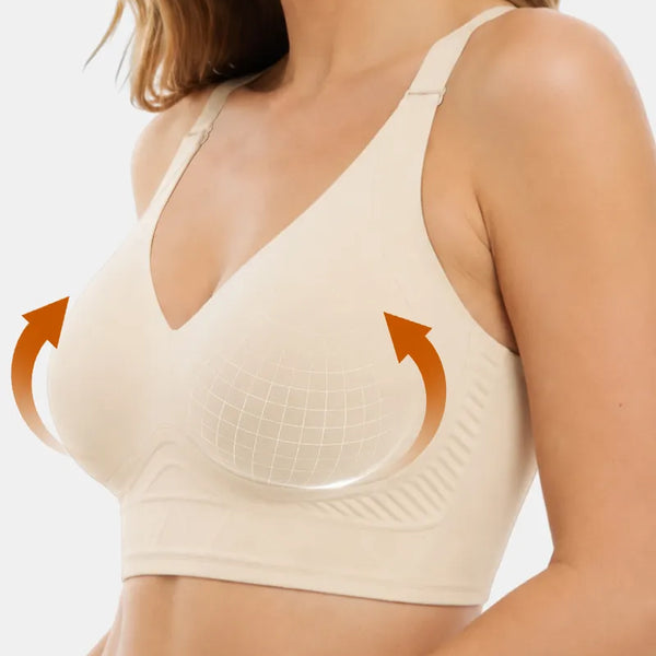 Elavelle™ – Plus Size T-Shirt Bra with Seamless Support