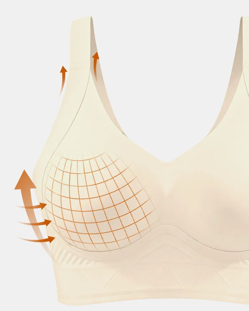 Elavelle™ – Plus Size T-Shirt Bra with Seamless Support