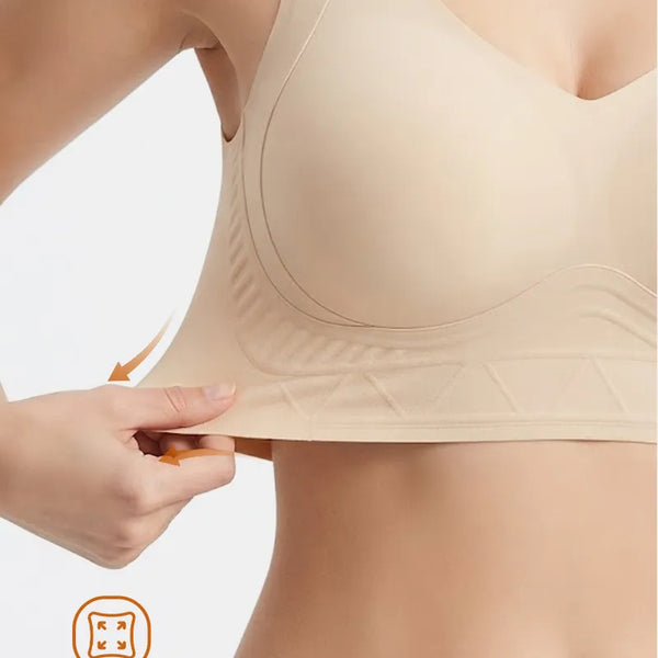 Elavelle™ – Plus Size T-Shirt Bra with Seamless Support