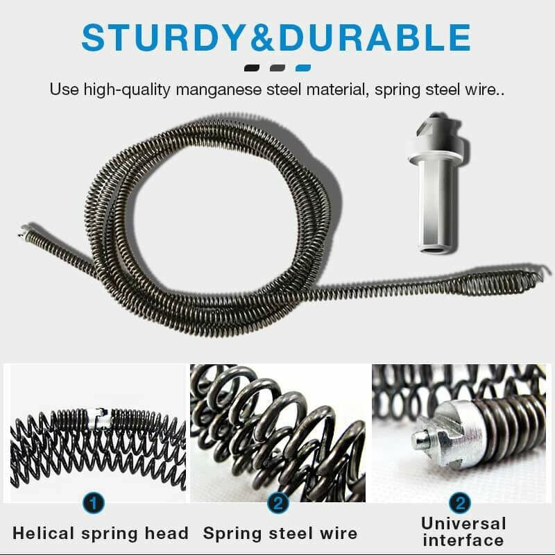 Drainora™ – Electric drain cleaning auger for power drills