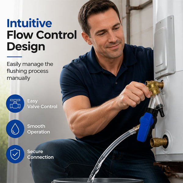 Termoflush™ – Herramienta de Limpieza y Descalcificación de Calentadores de Agua