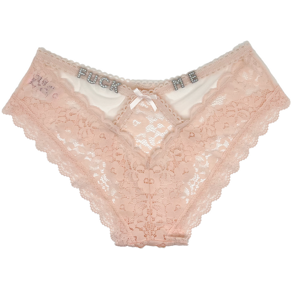Lacivelle™ – Personalized Rhinestone Lace Thong for Women